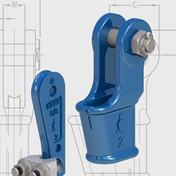 Keilendklemmen mit Bolzen (Tailgrip Open Wedge Sockets OWS-TG)