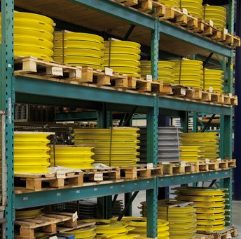 Large stock of components